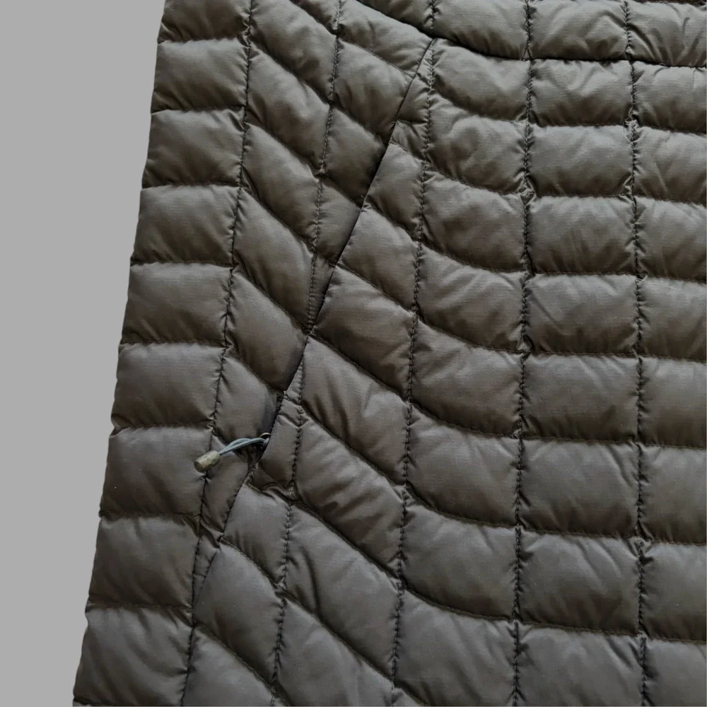 The North Face TThermoBall Vest Mens Large Navy Blue Quilted Insulated Full Zip